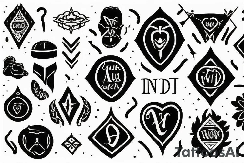 A Nordic sign for father and wisdom tattoo idea