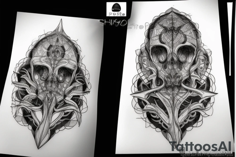 symmetrically tattoo idea