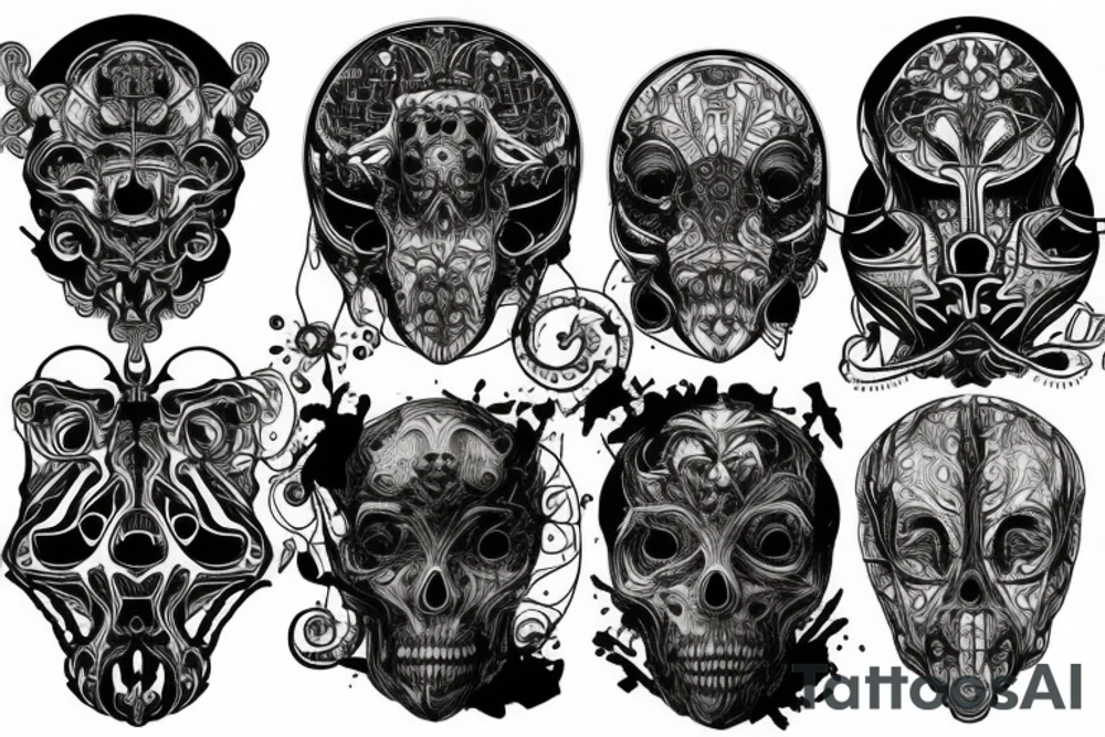 symmetrically tattoo idea