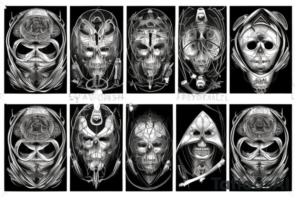 symmetrically tattoo idea