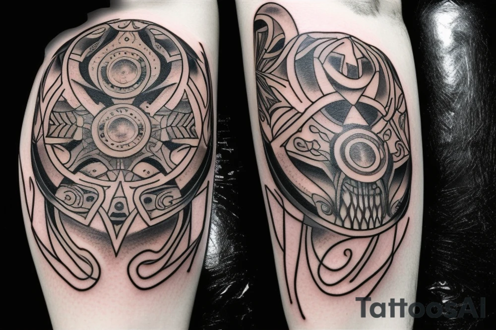 symmetrically tattoo idea
