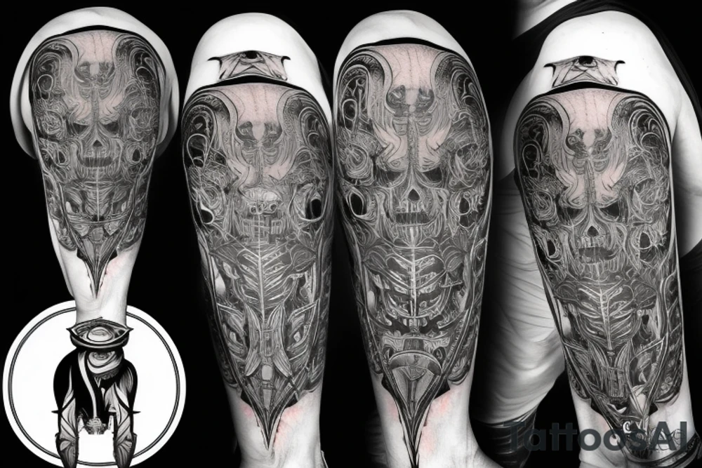 symmetrically tattoo idea