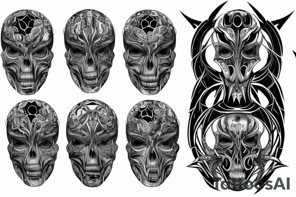 symmetrically tattoo idea