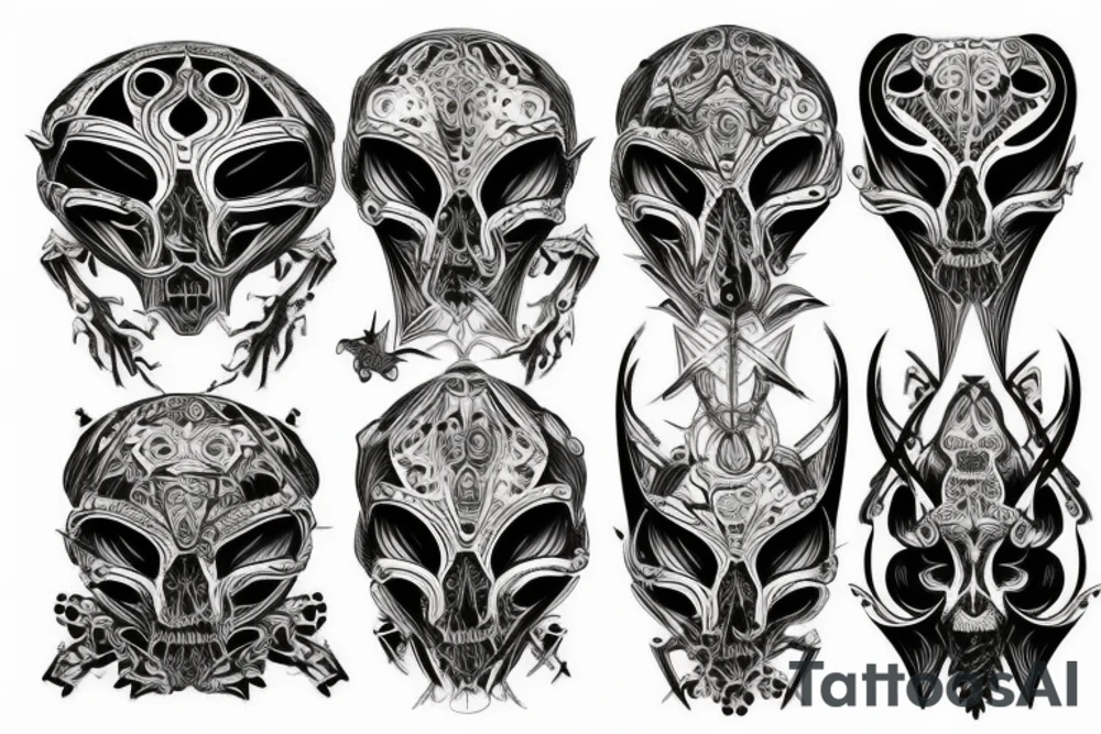 symmetrically tattoo idea