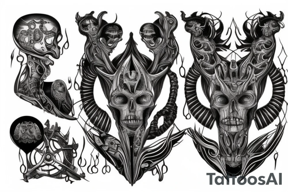 symmetrically tattoo idea
