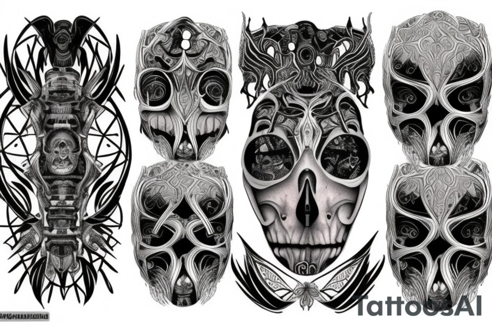 symmetrically tattoo idea