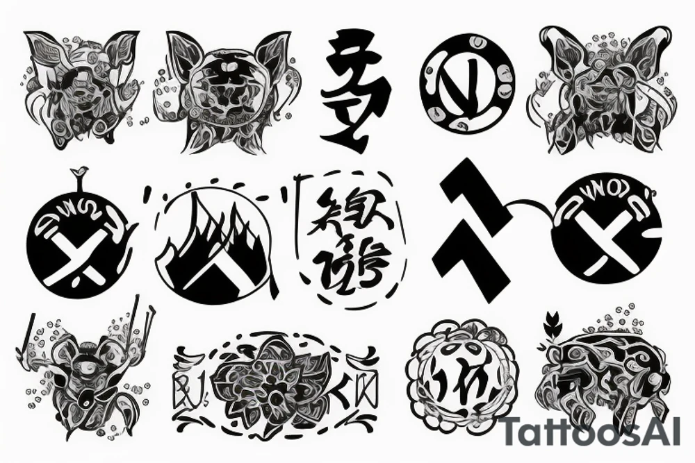A Nordic sign for father and wisdom tattoo idea