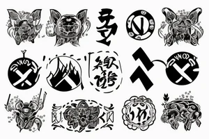 A Nordic sign for father and wisdom tattoo idea