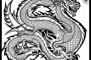 Dragon chest tattoo tattoo idea