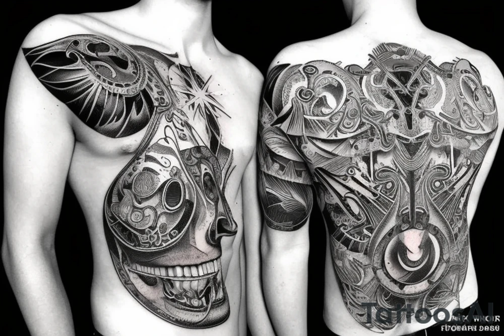 symmetrically tattoo idea