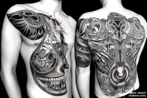 symmetrically tattoo idea