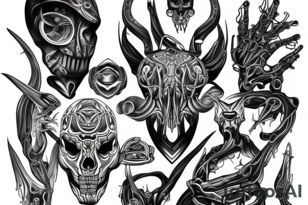 symmetrically tattoo idea