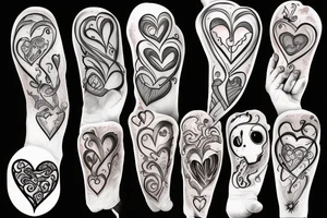 A ghost holding his heart in his hands tattoo idea