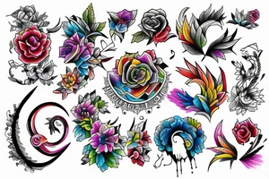 Colourful and meaning full tattoo tattoo idea