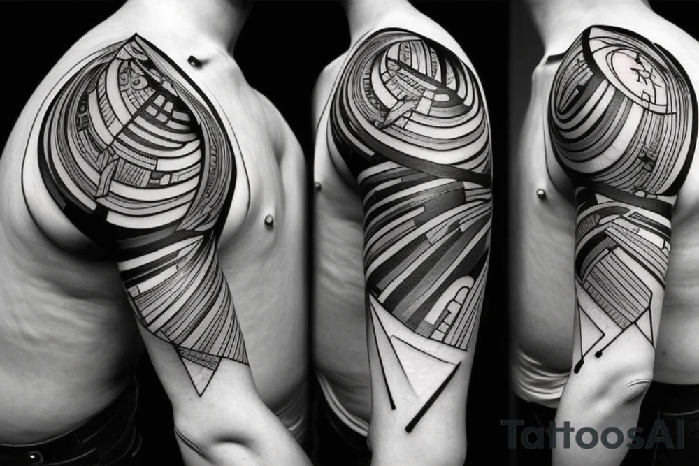 shoulder tatto, cyberpunk, illustrative, abstract tattoo idea shoulder tatto, cyberpunk, illustrative, abstract tattoo idea
