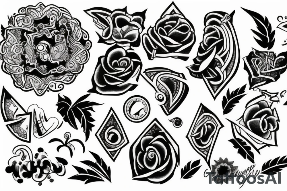 1 of 1 tattoo idea