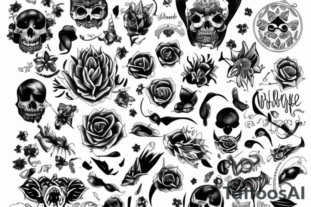 1 of 1 tattoo idea