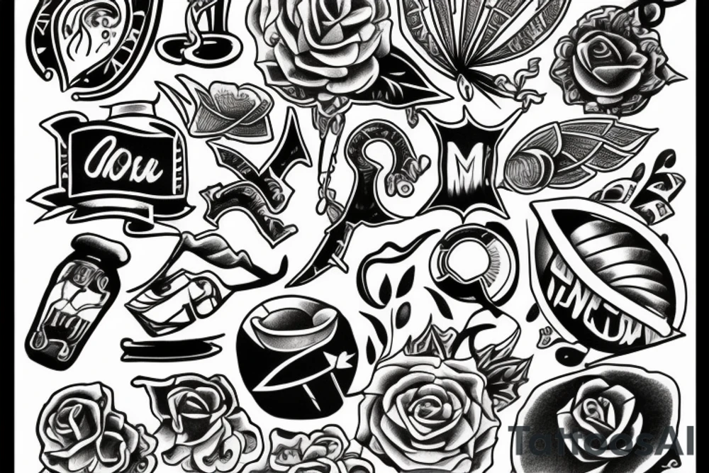 1 of 1 tattoo idea