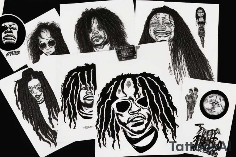 Trippie redd tattoo idea