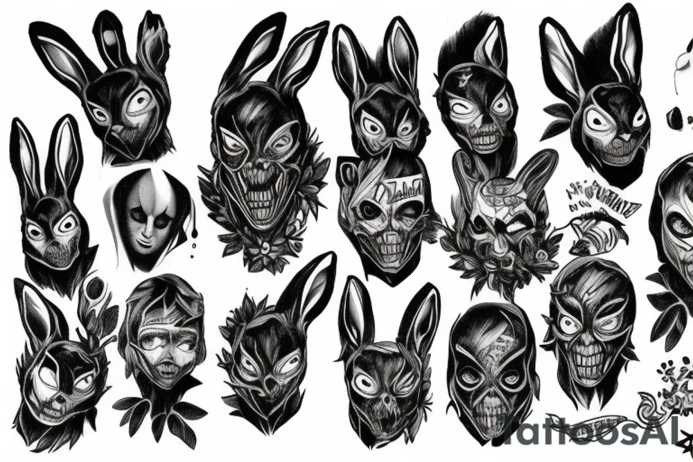 donnie darko rabit tattoo idea
