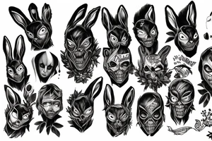 donnie darko rabit tattoo idea
