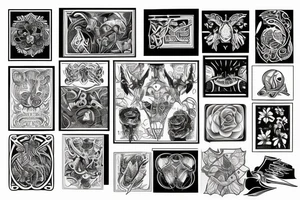 S & P connected tattoo idea