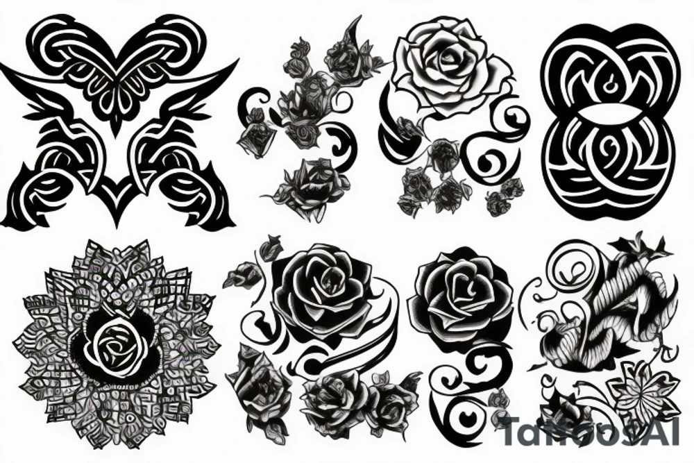 S & P connected tattoo idea