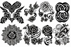 S & P connected tattoo idea