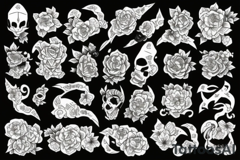 S & P tattoo idea