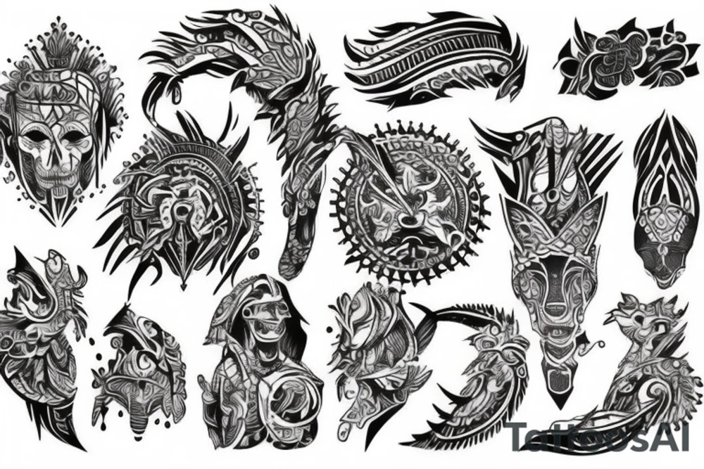 Tribal tattoo idea