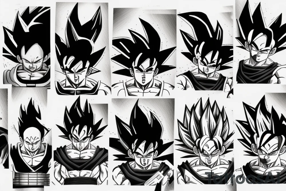 Dragon ball tattoo idea