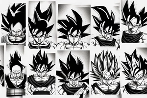 Dragon ball tattoo idea