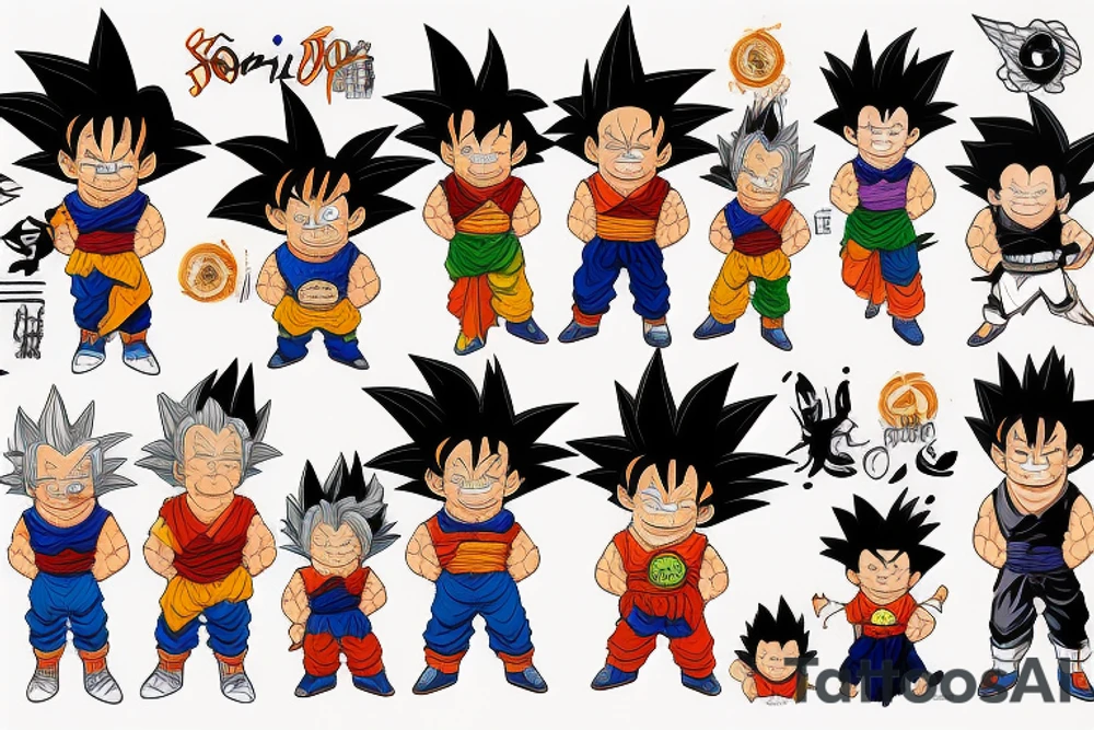 Só goku tattoo idea