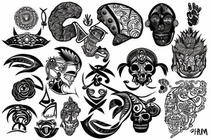 brain karma tattoo idea