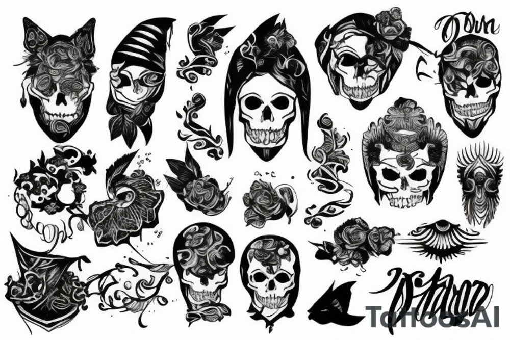 T S K tattoo idea