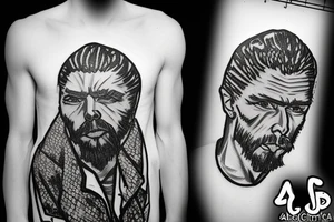 russian underground, rap, A.C.A.B tattoo idea