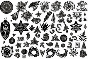 Astrology sparkle love confidence chakra sacral tattoes tattoo idea