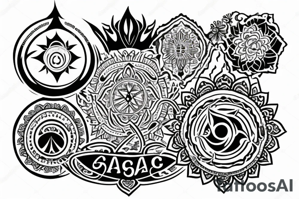 love confidence chakra sacral tatto tattoo idea