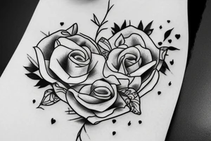 I want a simple tattoo that depicts heartbreak tattoo idea