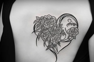 I want a simple tattoo that depicts heartbreak tattoo idea