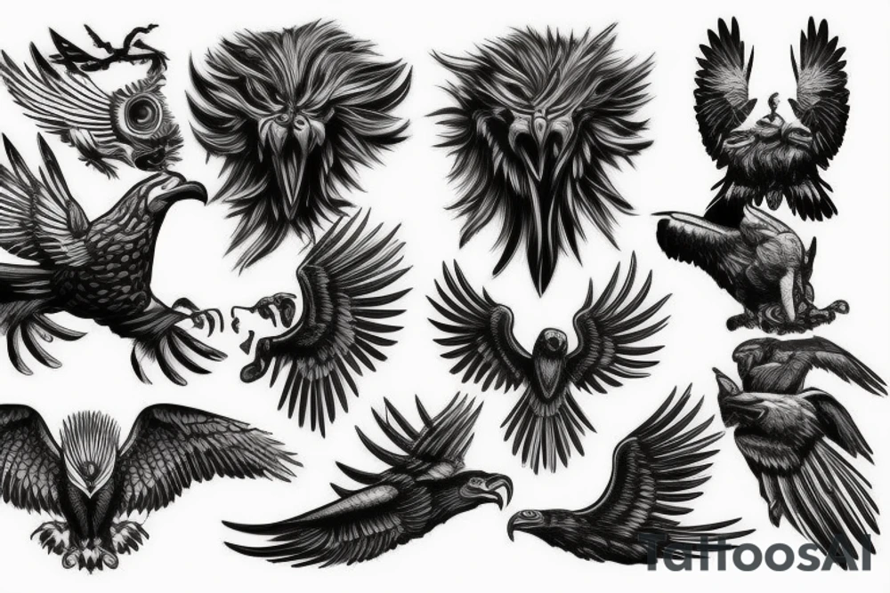 eagle tattoo idea