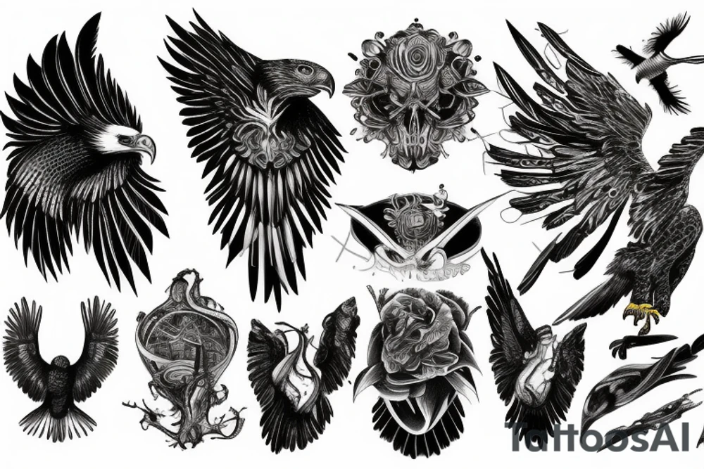 eagle tattoo idea