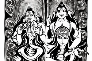 Lord shiva angry tattoo idea