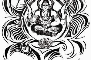 Lord shiva angry tattoo idea
