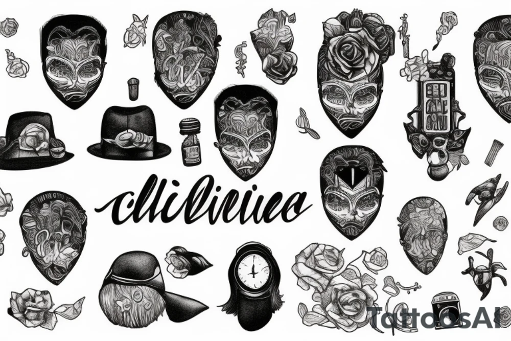 The names Victor Achille and Edouard tattoo idea