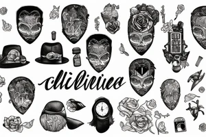The names Victor Achille and Edouard tattoo idea