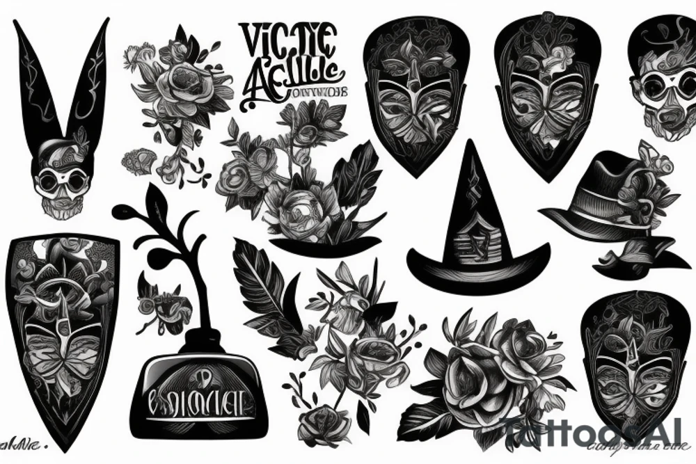 The names Victor Achille and Edouard tattoo idea
