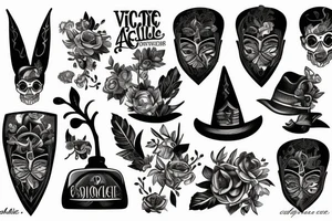 The names Victor Achille and Edouard tattoo idea