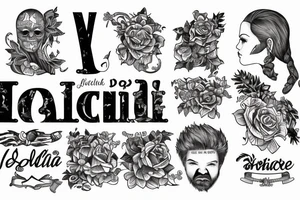 The names Victor Achille and Edouard tattoo idea