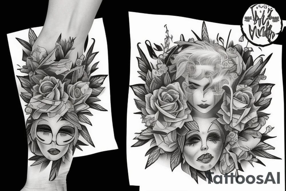 Growing up with adhd tattoo idea